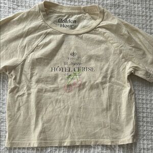 PACSUN CROP TOP BABY TEE